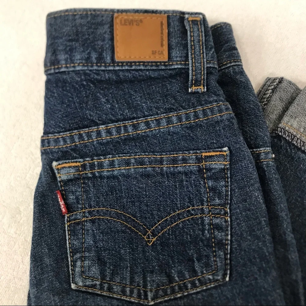 Levi’s kids size 8 Cuffed Blue Jeans